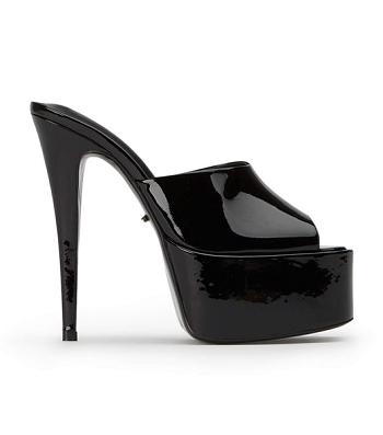 Black Tony Bianco Jordyn Black Patent 15cm Platform Shoes | ILCIF95968