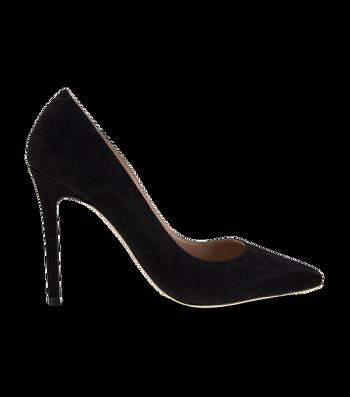 Black Tony Bianco Lotus Black Kid Suede 10.3cm Stiletto Heels | GILUC56308