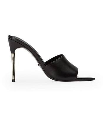 Black Tony Bianco Maximus Black Nappa 10.5cm Stiletto Heels | ILQCS88406