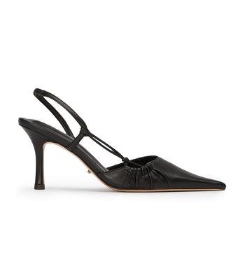 Black Tony Bianco Sakai Black Nappa 8cm Court Shoes | EILVG90156