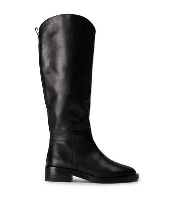 Black Tony Bianco Tyler Black Como 4cm Mid Calf Boots | TILPQ76908