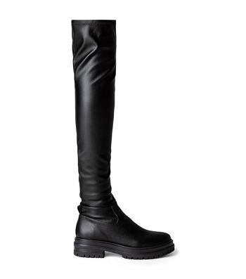 Black Tony Bianco Wild Black Venezia 4.5cm Stretch Boots | ILCIF97982