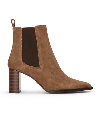 Brown Tony Bianco Piston Saddle Suede 7.5cm Ankle Boots | ILJZR63558