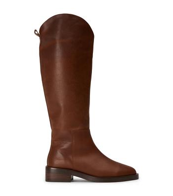 Brown Tony Bianco Tyler Cognac 4cm Knee High Boots | YILVQ85273