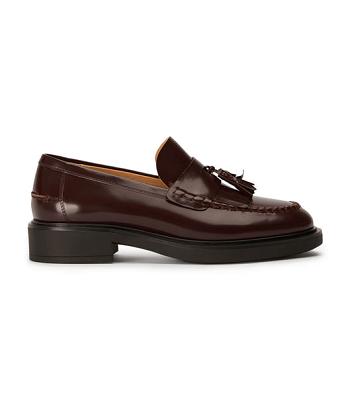 Chocolate Tony Bianco Colt Vino Hi Shine 4.5cm Loafers | ILIIZ66086