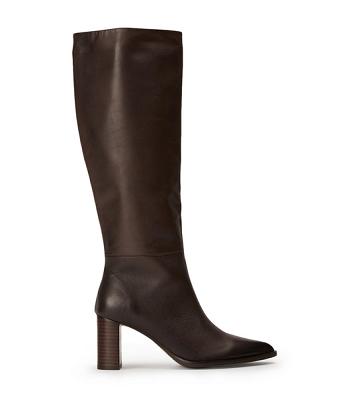 Chocolate Tony Bianco Peppe Choc Como 7.5cm Heeled Boots | FILHY76231