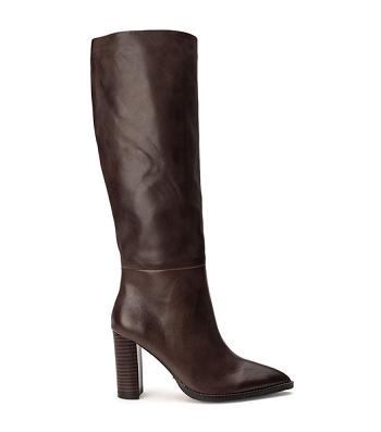 Chocolate Tony Bianco Skyla Choc Como 9cm Heeled Boots | ILDFL89767