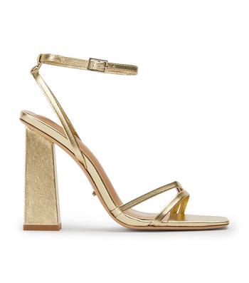 Gold / Metal Tony Bianco Nix Gold Nappa Metallic 10.5cm Bridal Heels | ILICD82302