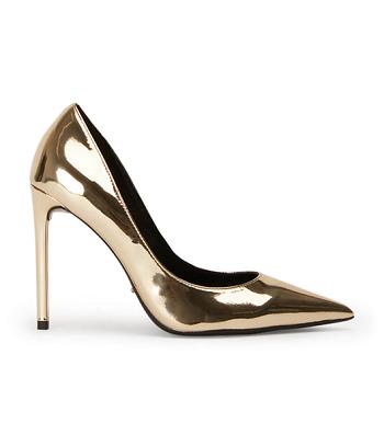 Gold Tony Bianco Anja Gold Shine 10.5cm Bling Heels | MILHR47012