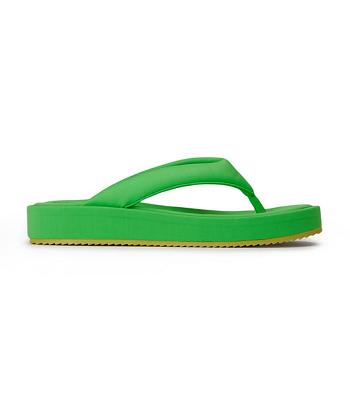 Green Tony Bianco Paris Neon 3.5cm Sandals | GILUC39513
