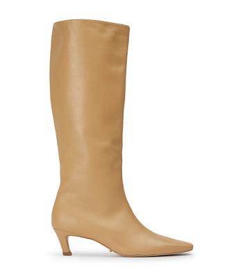 Orange Tony Bianco Vixon Honey Nappa 5cm Heeled Boots | TILPQ67229