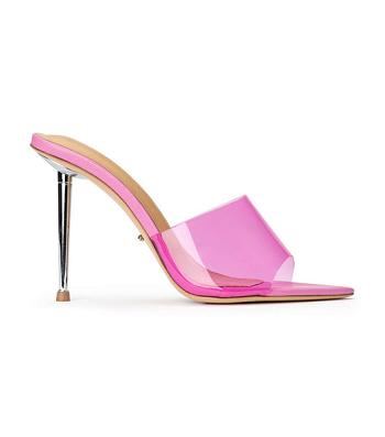 Pink / Pink Tony Bianco Mylo Pink Vinylite/Pink 10.5cm Stiletto Heels | PILER84767