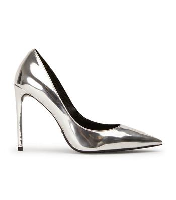 Silver Tony Bianco Anja Silver Shine 10.5cm Court Shoes | AILWC92332