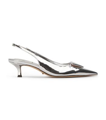 Silver Tony Bianco Kimmy Silver Shine 4.5cm Event Heels | ILICD37498