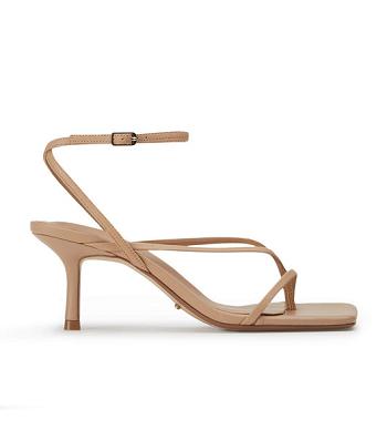 Skin Color Tony Bianco Avi Skin Nappa 6.5cm Strappy Heels | ILNZX83580