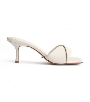 White Tony Bianco Alexa Dove Nappa 6.5cm Event Heels | AILWC64276