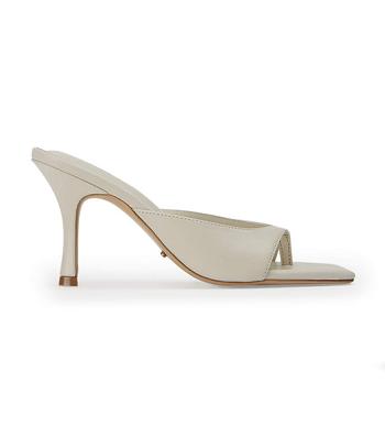 White Tony Bianco Crystle Dove Nappa 8.5cm Stiletto Heels | XILBH82294