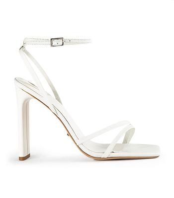 White Tony Bianco Fiance Milk Capretto 11cm Event Heels | ILZDE41533