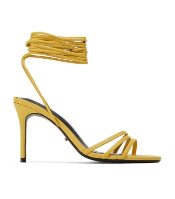 Yellow Tony Bianco Hailee Desert Nappa 8.5cm Stiletto Heels | TILWZ66598